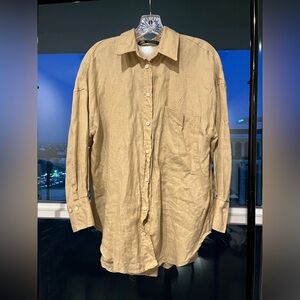 Zara Linen Blend Shirt